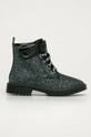 czarny Pepe Jeans - Workery dziecięce Hatton Velcro Glitter Dziewczęcy