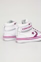 Dievča Converse - Detské kožené tenisky 668475C biela