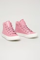 Converse - Dětské kožené kecky 668766C růžová AW20