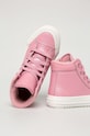 DÍVKA Converse - Dětské kožené kecky 668766C růžová