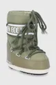Moon Boot stivali da neve bambini Classic Nylon verde