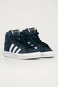 adidas Originals - Buty zamszowe dziecięce Basket Profi J FY1061 granatowy