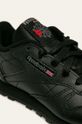 čierna Reebok Classic - Detské topánky Classic Leather