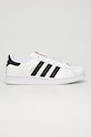 adidas Originals - Buty skórzane dziecięce Superstar FU7714 imitacja skóry licowej biały FU7714
