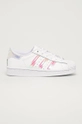 biela adidas Originals - Detské topánky Superstar C FV3147 Detský