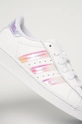 adidas Originals otroški čevlji Superstar C  Zunanjost: Sintetični material, Naravno usnje Notranjost: Tekstilni material Podplat: Sintetični material