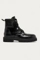 crna Tommy Jeans - Kožne cipele za planinarenje Muški