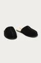 UGG - Kućne papuče od brušene kože Scuff crna