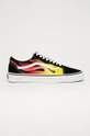 czarny Vans - Tenisówki Old Skool Flames Unisex