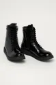 Emporio Armani - Kožená obuv čierna