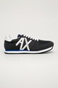 Armani Exchange - Черевики імітація замші чорний XUX017.XCC68