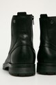 Obuwie Jack & Jones buty skórzane JFWORCA 12159497 czarny
