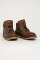 Wrangler - Buty skórzane WM02140A brązowy AW20
