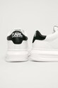 Încălțăminte Karl Lagerfeld - Ghete de piele KL52538.011 alb
