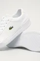 bijela Lacoste - Kožne cipele Challenge 01020 2 SMA