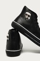 Boty Karl Lagerfeld - Kožené kecky KL50155.00X černá