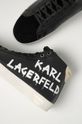 Karl Lagerfeld - Trampki skórzane KL51346.300 Cholewka: Skóra naturalna, Wnętrze: Materiał syntetyczny, Skóra naturalna, Podeszwa: Materiał syntetyczny