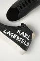 Karl Lagerfeld - Kožené tenisky  Zvršok: Prírodná koža Vnútro: Syntetická látka, Prírodná koža Podrážka: Syntetická látka