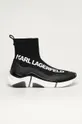 czarny Karl Lagerfeld - Buty KL51741.K01 Męski