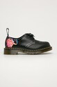 Dr. Martens - Kožené poltopánky 1461 Black Sabbath usňová koža čierna 26316001