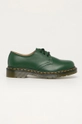 Dr. Martens - Pantofi de piele 1461 plat verde DM26226300