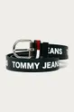 granatowy Tommy Jeans - Pasek skórzany dwustronny AW0AW09007 Damski