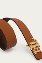 Kožený pásek Lauren Ralph Lauren 412754806002 hnědá SS21