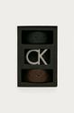 čierna Calvin Klein - Obojstranný kožený opasok