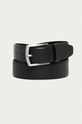 Tommy Hilfiger - Kožený pásek černá AM0AM06620