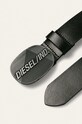Diesel - Pasek skórzany X07075.PR013 czarny AW20