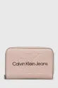 ροζ Πορτοφόλι Calvin Klein Jeans Γυναικεία