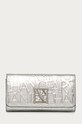 Armani Exchange portofel imitatie de piele argintiu 948481.CC794