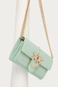 Pinko - Portofel de piele 1P21SF.Y6JC turcoaz AW20