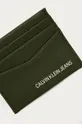 Calvin Klein Jeans - Kožená peňaženka zelená