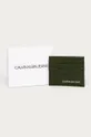 zelená Calvin Klein Jeans - Kožená peňaženka