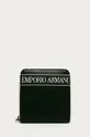 чёрный Emporio Armani - Кожаный кошелек Мужской