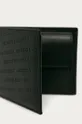 Armani Exchange - Kožená peňaženka čierna