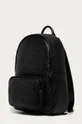 Emporio Armani - Kožený ruksak čierna
