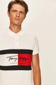 biela Tommy Hilfiger - Polo tričko