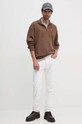 Calvin Klein Jeans polo J30J315603 beżowy AA00