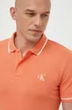 pomarańczowy Calvin Klein Jeans polo