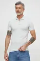 Polo tričko Calvin Klein Jeans sivá