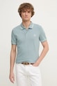 Тениска с яка Calvin Klein Jeans син J30J315603