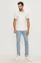 Guess Jeans - Polo tričko biela