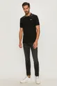 Guess Jeans - Polo tričko čierna