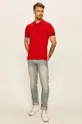 Guess Jeans - Polo tričko červená