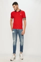 Guess Jeans - Polo tričko červená