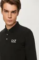 nero EA7 Emporio Armani camicia a maniche lunghe