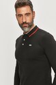 Tommy Jeans - Tričko s dlouhým rukávem černá DM0DM09442