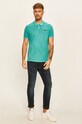 Pepe Jeans - Tricou Polo Corwin PM541441 turcoaz AW20